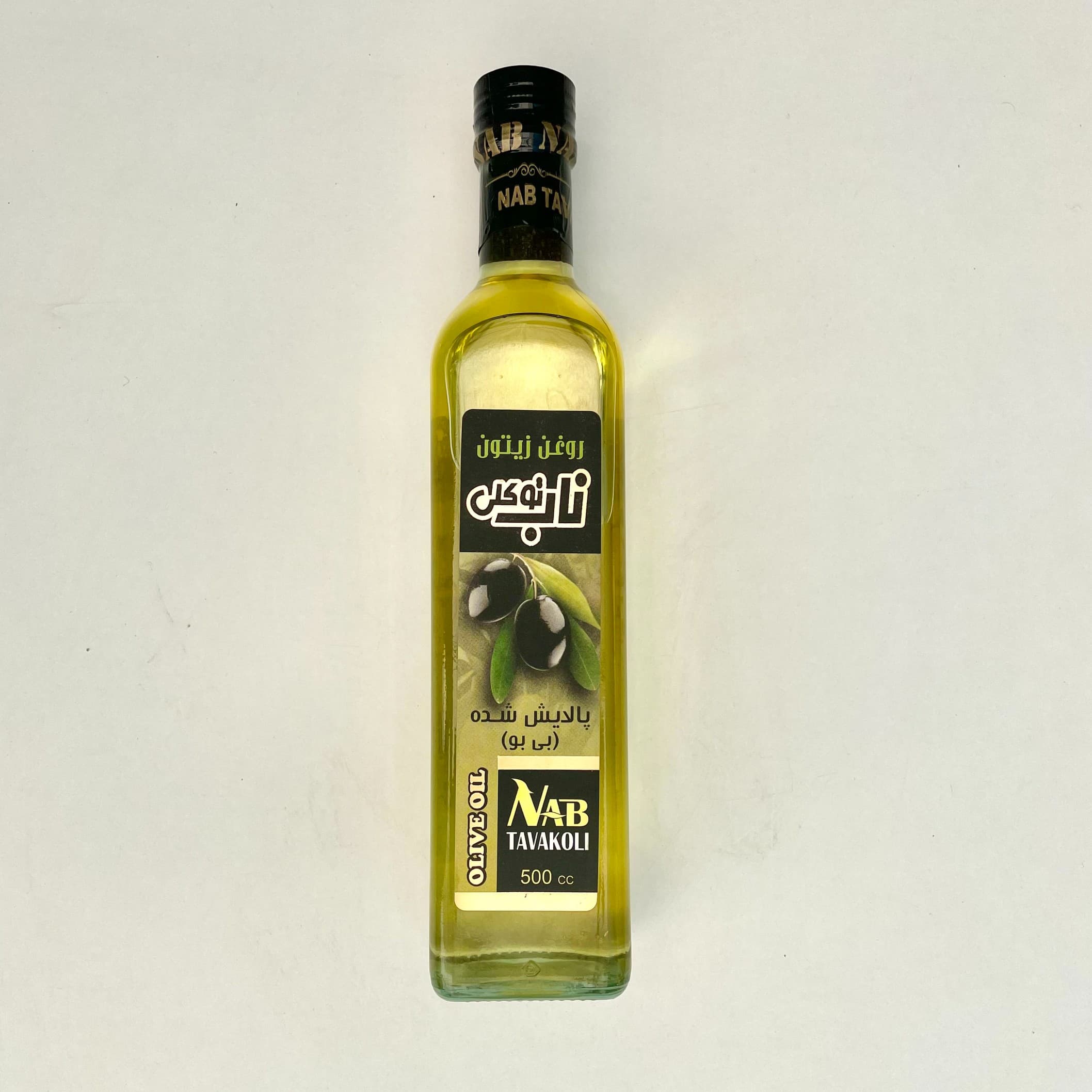 روغن زیتون 500 میلی لیتر بدون بو ناب توکلی
